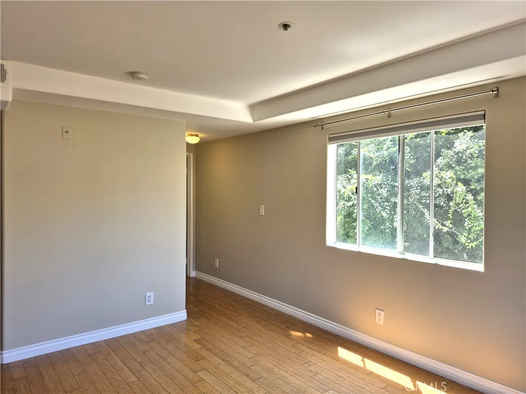 Master bedroom with two nice size windows