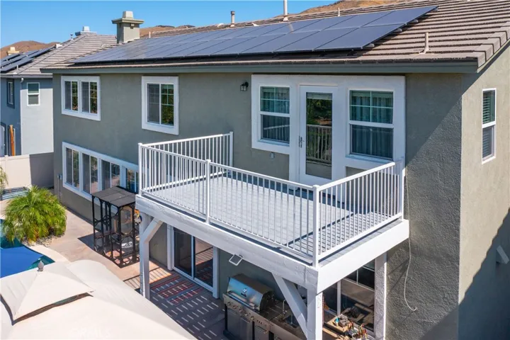 Freshly painted exterior with a modern color palette