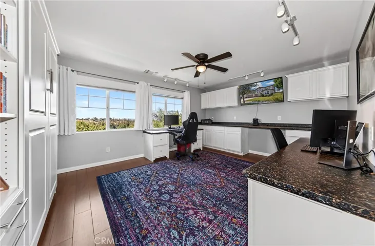 Office/bedroom with large closet