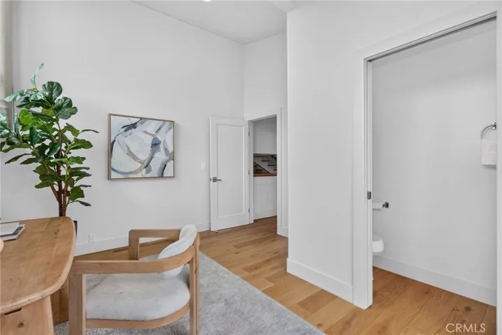 Office with en Suite Half Bath