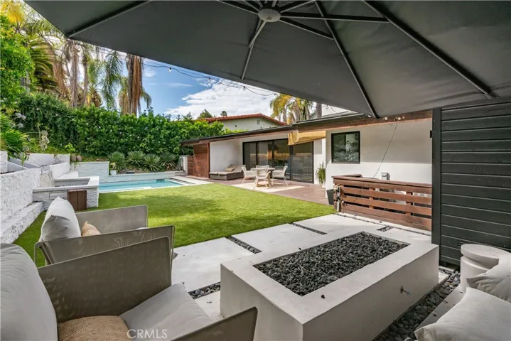 Backyard firepit