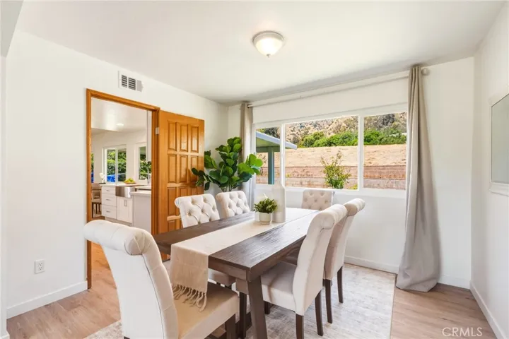 Formal dining space