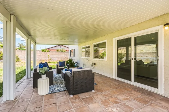 Covered patio