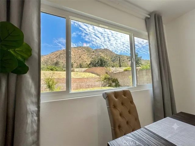 Mountain views from dining room