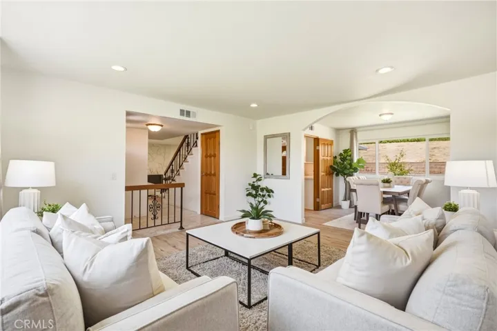 Open concept living space