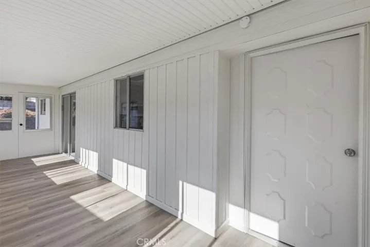 Front porch and entrance/sun room