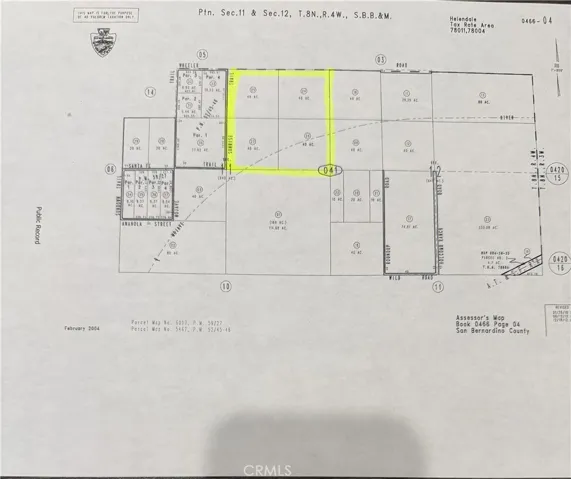 0 Wheeler, Helendale, California 92342
