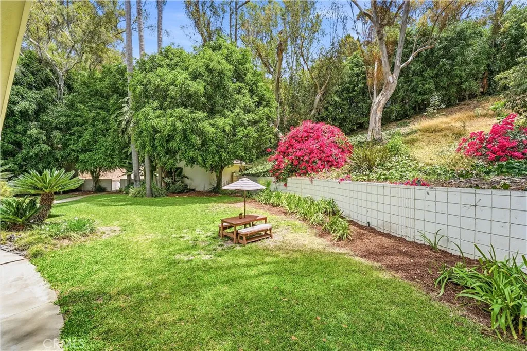 private backyard