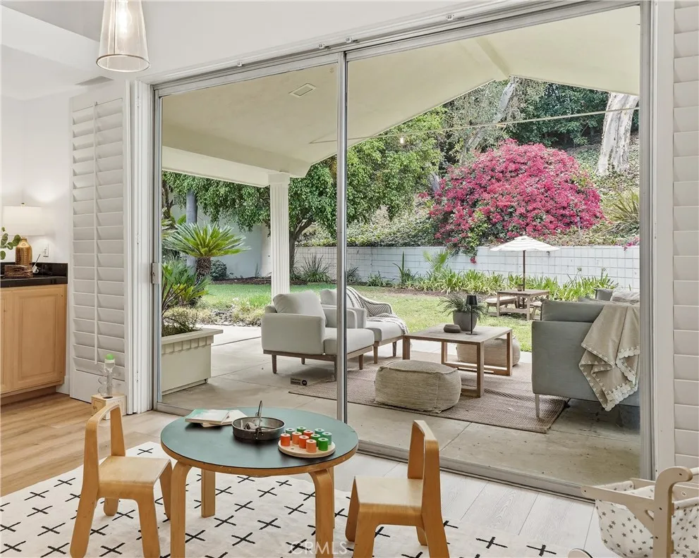 Family room, access to backyard