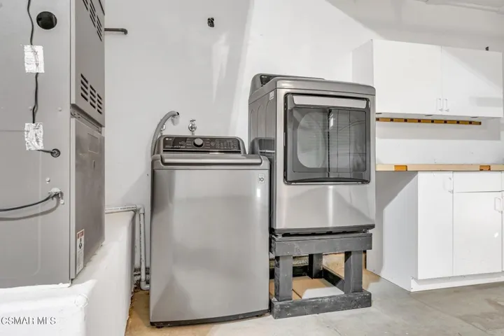 Laundry in Garage