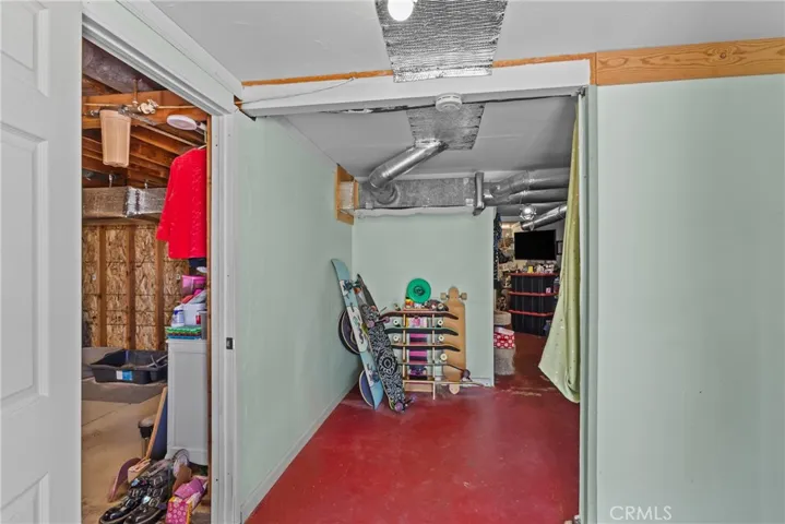 Entry to basement bedroom