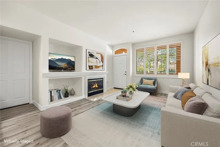 Reverse Living Space Virtually Staged Photo
