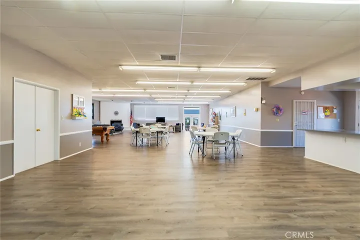 Lots of room for gathering in the club house.