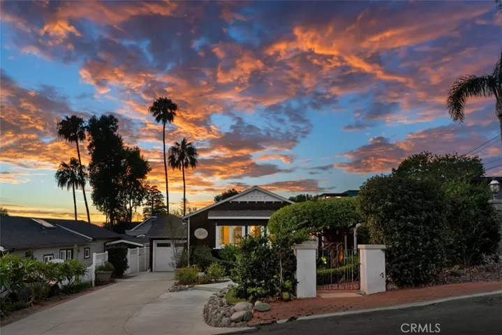 Your Laguna Beach sunset over Woods Cove and 340 Moss Street.