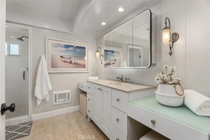 Bathroom with shower and bathtub(not shown in the picture).
