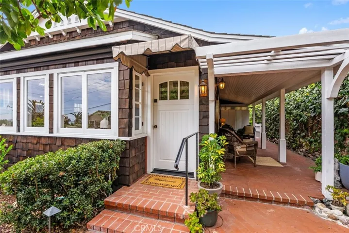 Front porch with "dutch door."