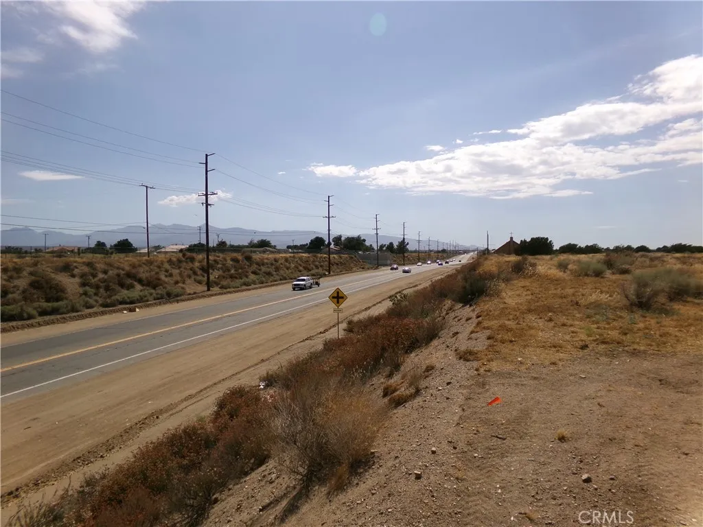 Phelan Rd looking west. Property on right