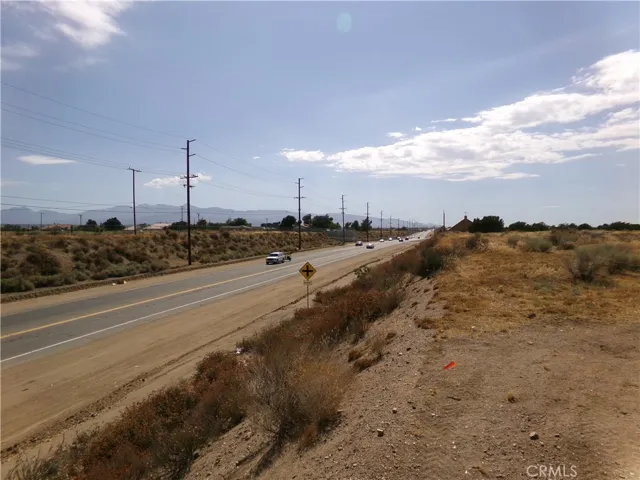 Phelan Rd looking west. Property on right