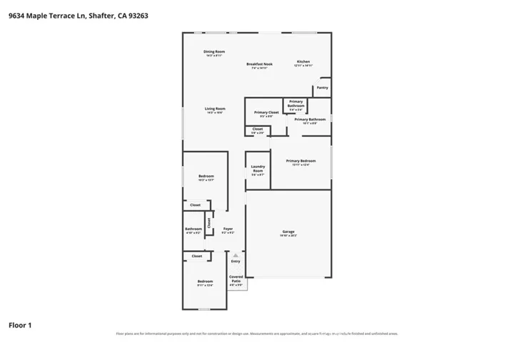 9634 Maple Terrace Lane, Shafter, California 93263