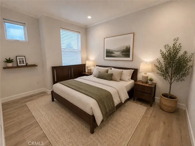 Virtually Staged third floor bedroom