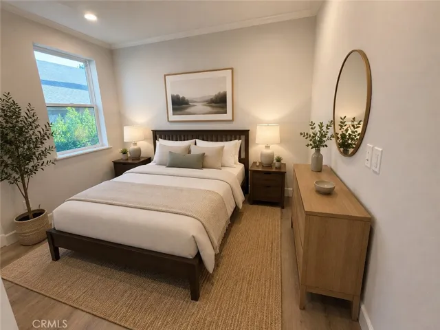 Virtually Staged second floor bedroom