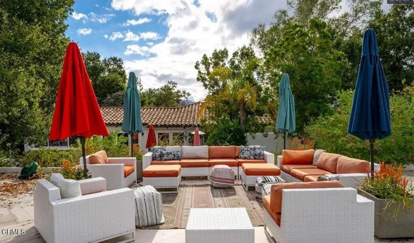 Patio furniture at Pool