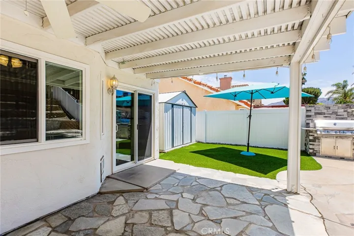 Covered patio