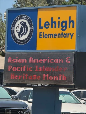 Nearby school