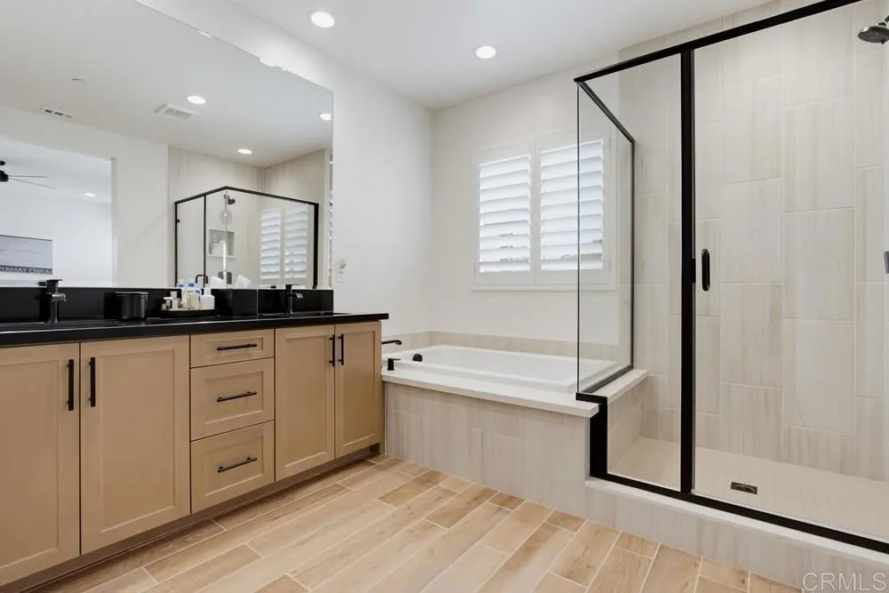 Shower Enclosure & Separate Tub