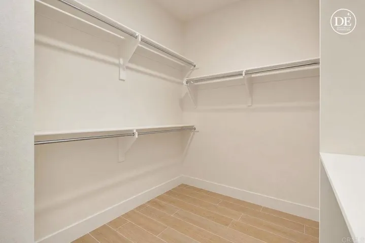 Spacious Walk-In Closet