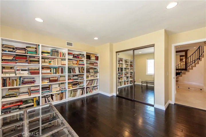 downstairs library/bedroom
