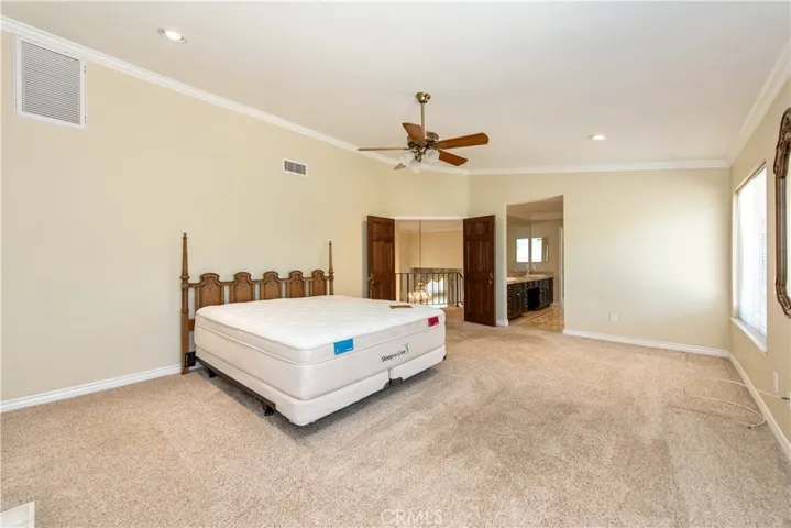 Large master suite