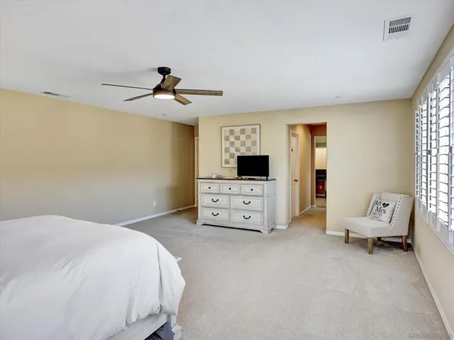 This primary bedroom has to be seen! Very spacious and inviting!