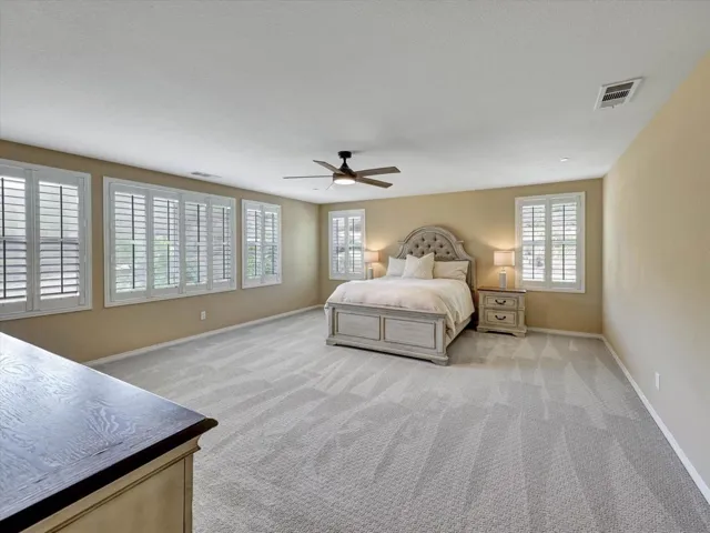 This primary bedroom has to be seen! Very spacious and inviting!