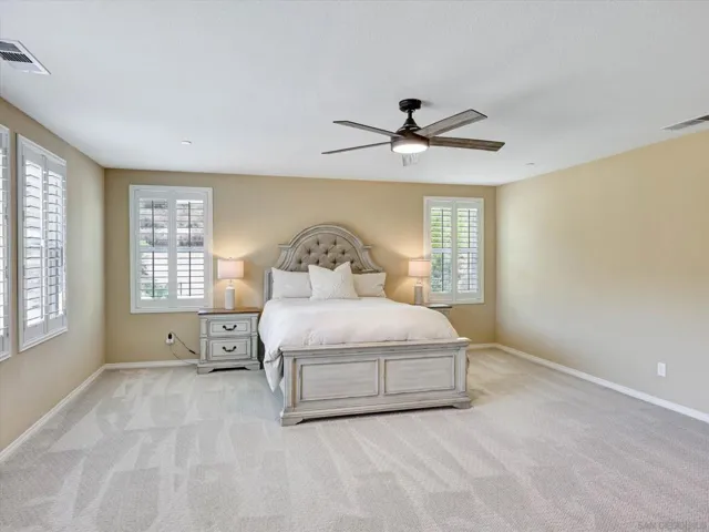 This primary bedroom has to be seen! Very spacious and inviting!