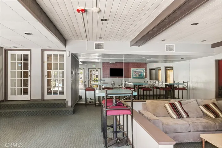 Resident clubhouse and recreation room for entertaining and gatherings.
