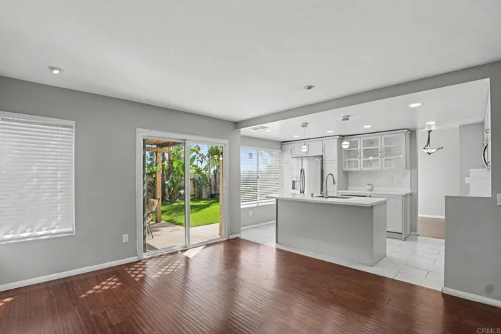 Slider door to outside