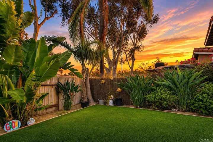 Enhanced sunset view photo