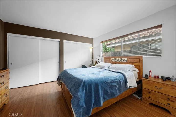 Main bedroom with double closets.