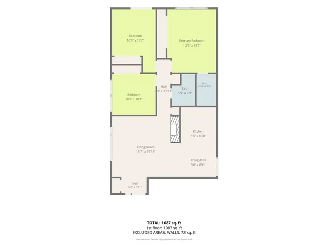 3 bedroom side on the left.