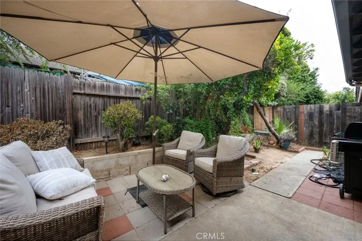 Patio 2 bedroom side.