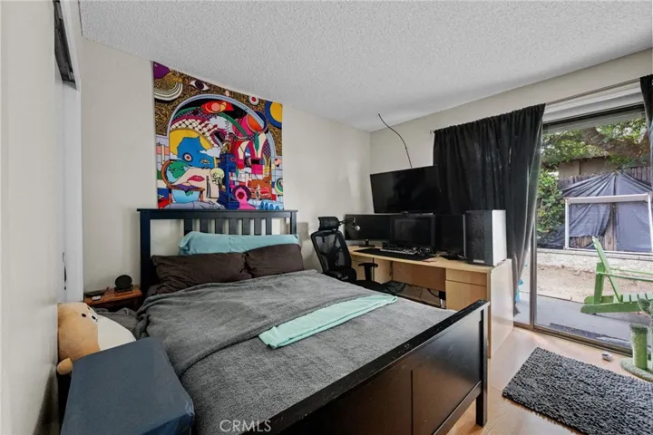 Bedroom #3 opens to backyard.