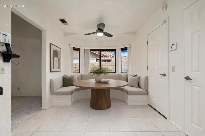 breakfast nook digitally altered