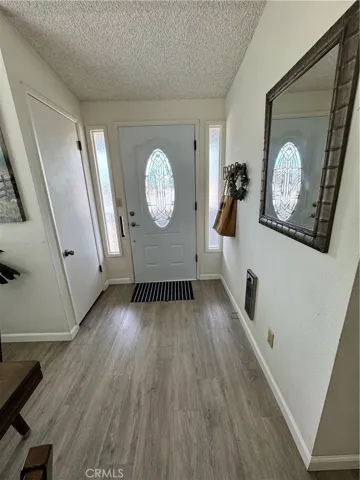 Large coat closet off front entry