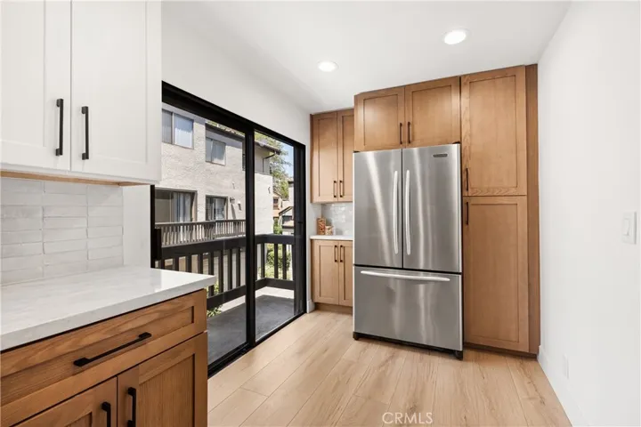 Custom built-ins provide stylish display space and additional storage.