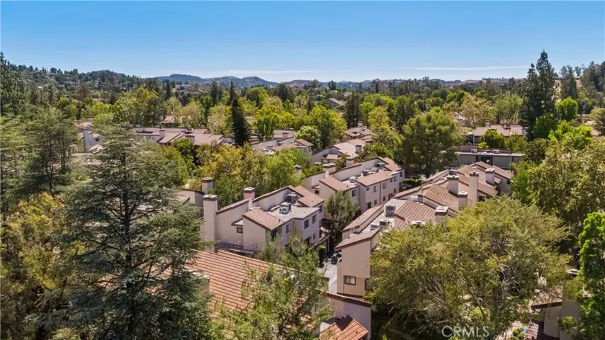 Neighborhood aerial view.

