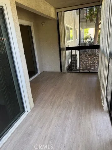 Enclosed patio view 2