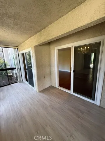 Enclosed patio view 1
