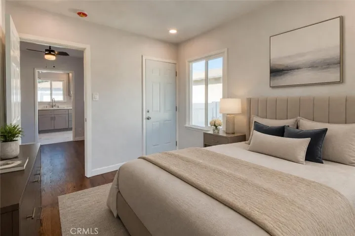 Virtually Staged Bedroom