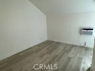 Smaller studio living area with AC